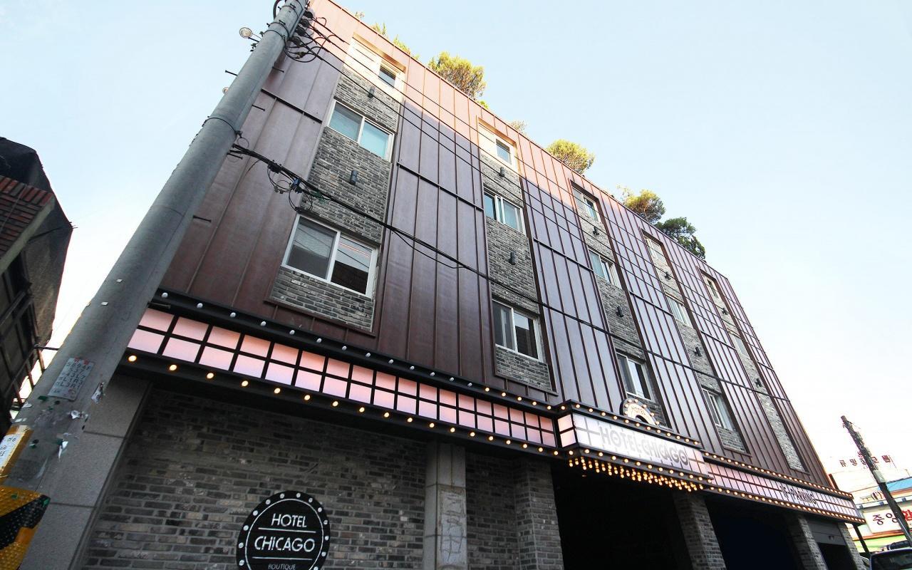 Hotel Chicago Jinju Exterior foto